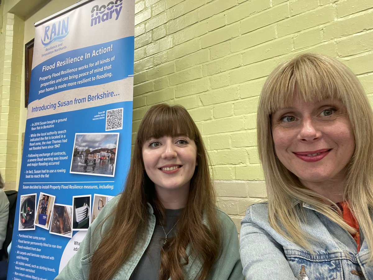 Members of our team visited the #Hackleton annual parish council meeting yesterday to talk to residents & councillors about flooding, resilience, planning & Natural Flood Management. It was also great to hear what this incredibly active parish council is doing for its residents