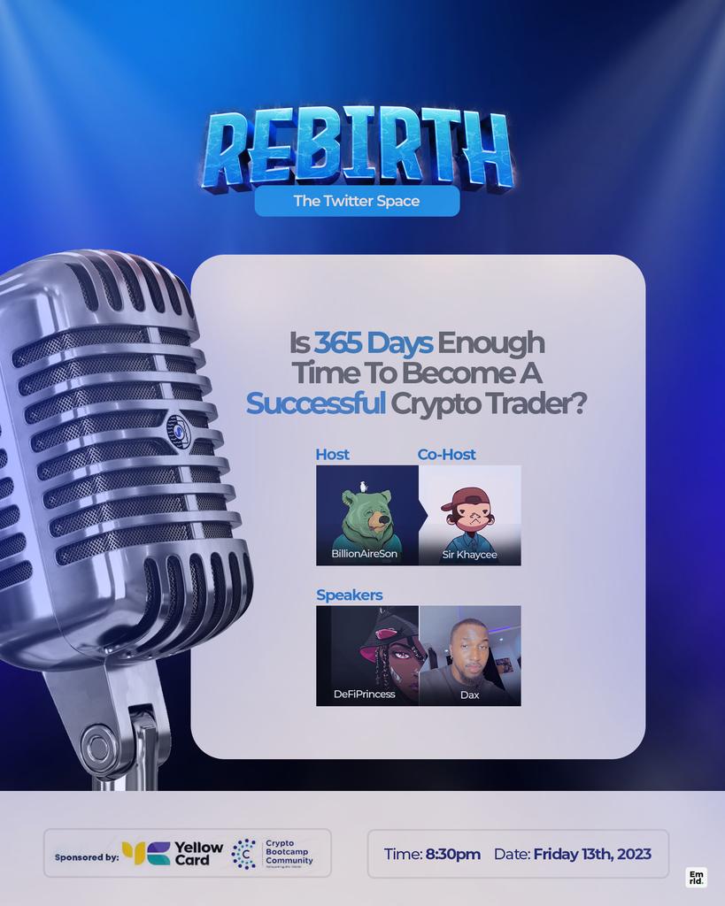 _BillionAireSon's tweet photo. An issue so many upcoming traders or business persons have is the limited mindset that it requires so many years in the industry before they can make life changing gains.

I can assure you that 180 days is okay to build credibility and profit.

I can also assure that with 365 . build more perfection and leverage that can make you millions in a day as a trader.

Join us this evening by 7:30pm UTC to discuss the;
• Process 
• Requirements 
• Nature, etc. needed to become Profitable in any field you find yourself in 365 days.

So before you begin that course or skill learning, kindly make sure you are a part of this.

Help your friends and other traders participate by Liking and RTing.