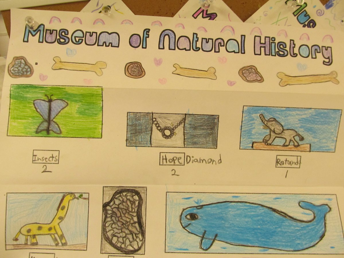 BethHalterman's tweet photo. Finished Museum of Natural History Field Trip brochures. We had such a wonderful day of learning on our adventure trip! #RESGrowingSuccess https://t.co/El5yh7gNyo