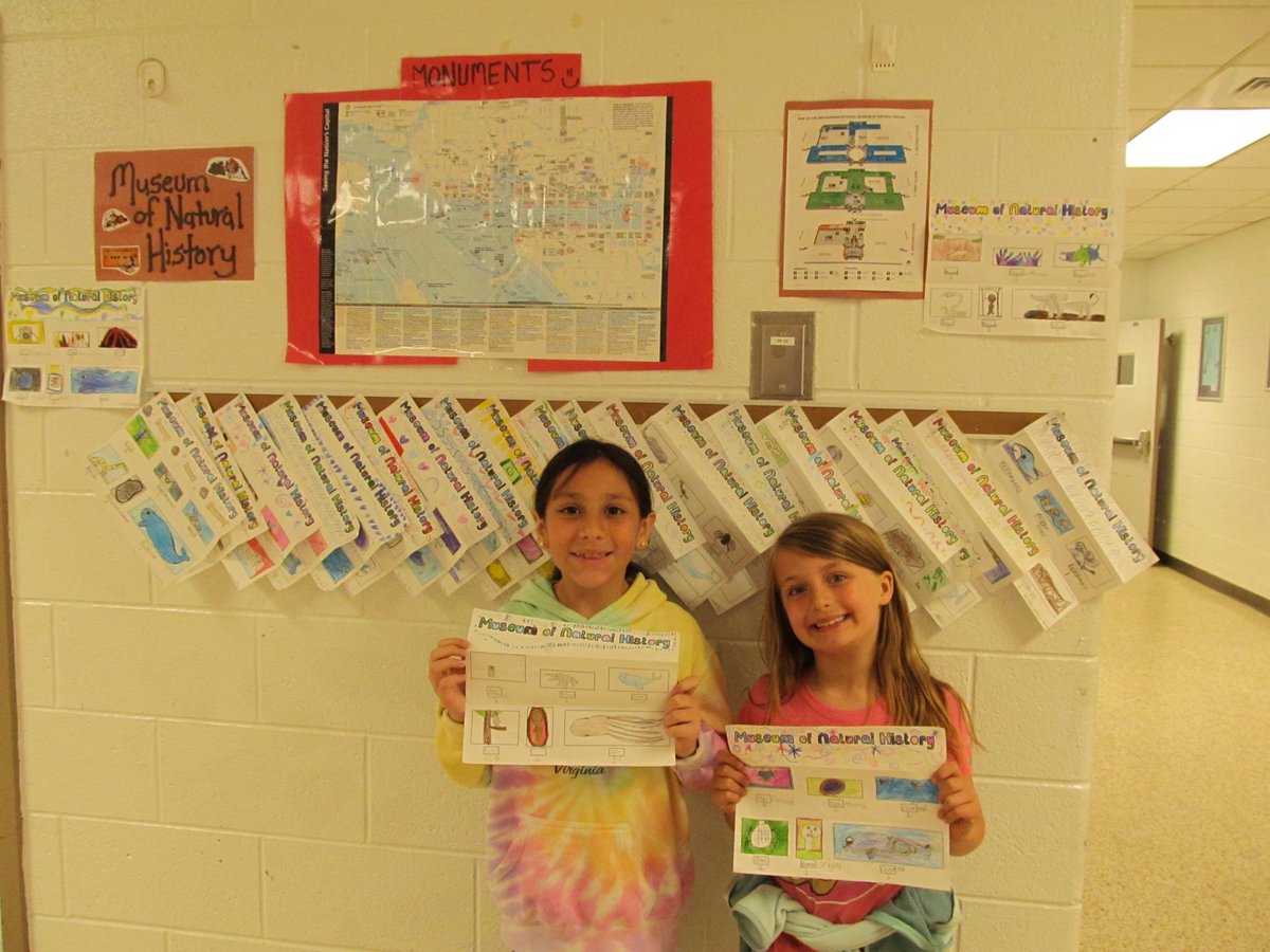 BethHalterman's tweet photo. Finished Museum of Natural History Field Trip brochures. We had such a wonderful day of learning on our adventure trip! #RESGrowingSuccess https://t.co/El5yh7gNyo