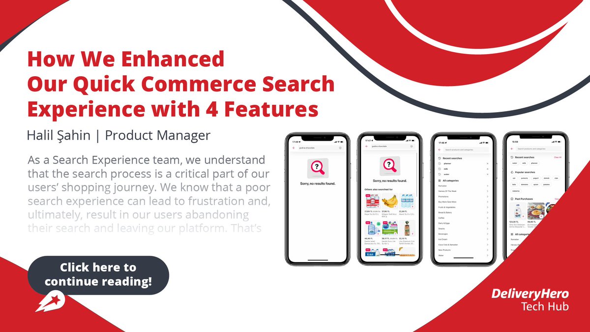 DHTechHub's tweet photo. Değerli ekip arkadaşımız Halil Şahin’in kaleme aldığı “How We Enhanced Our Quick Commerce Search Experience with 4 Features” yazısını okumak için linki ziyaret edebilirsin. 🚀

#DeliveryHeroTechHub #WeAlwaysAimHigher #WeDeliverSolutions #Medium https://t.co/m1Y87dSBQ6
