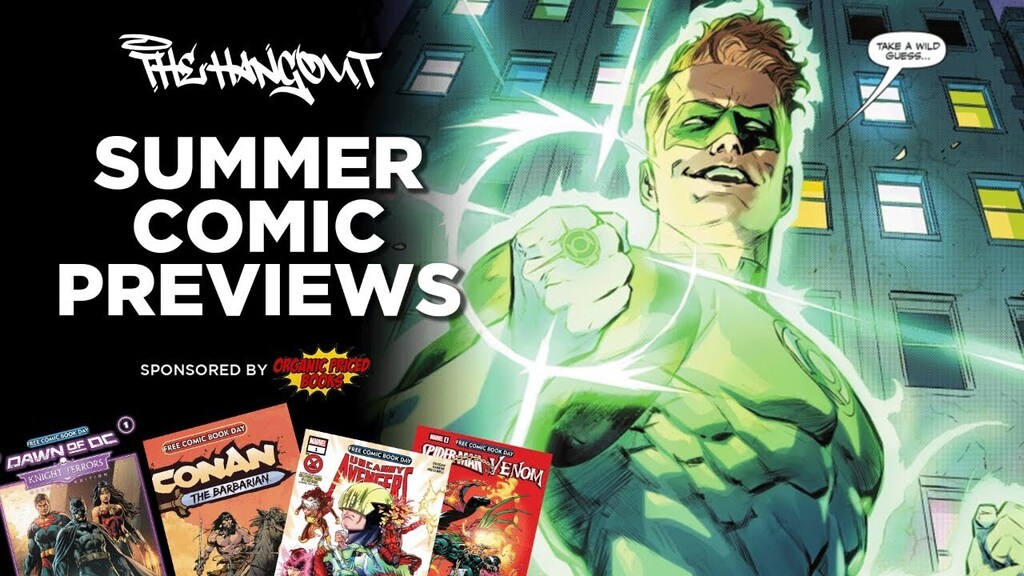 youtu.be/ckYD_p6cl2g Free Comic Book Day did its job and got me excited about a lot of books slated for release later this year. And I had an unfortunate epiphany about Hal Jordan. We'll talk about it all on tonight's Hangout, powered by Organic Pric… bjkicks.link/OPB