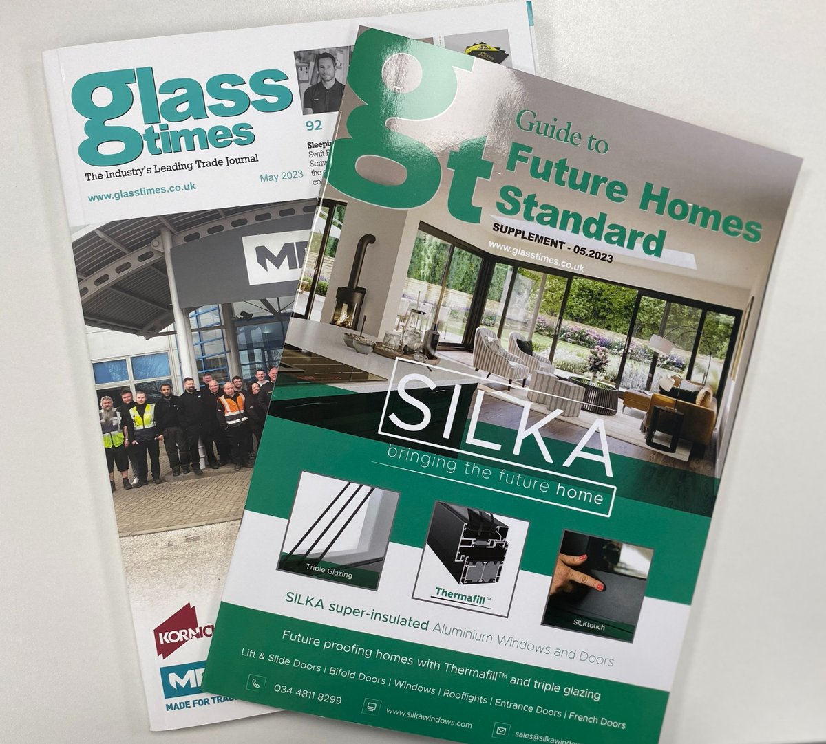 Did you catch us on the cover of @glasstimes Guide to Future Homes Standard🏡 Check out page 20 to discover how we can help you stay one step ahead in the industry with innovative solutions.

#Silka #FutureHomesStandard #InnovativeSolutions #IndustryLeadership #StayAhead