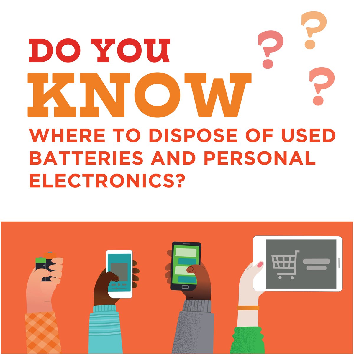 WasteCommission's tweet image. Stop the spark! Batteries in trash or recycling carts can become damaged and catch fire! Keep our community safe by dropping off your dead batteries for proper disposal at the Electronics Recovery Center. #KnowWhatToThrow #AvoidTheBatterySpark