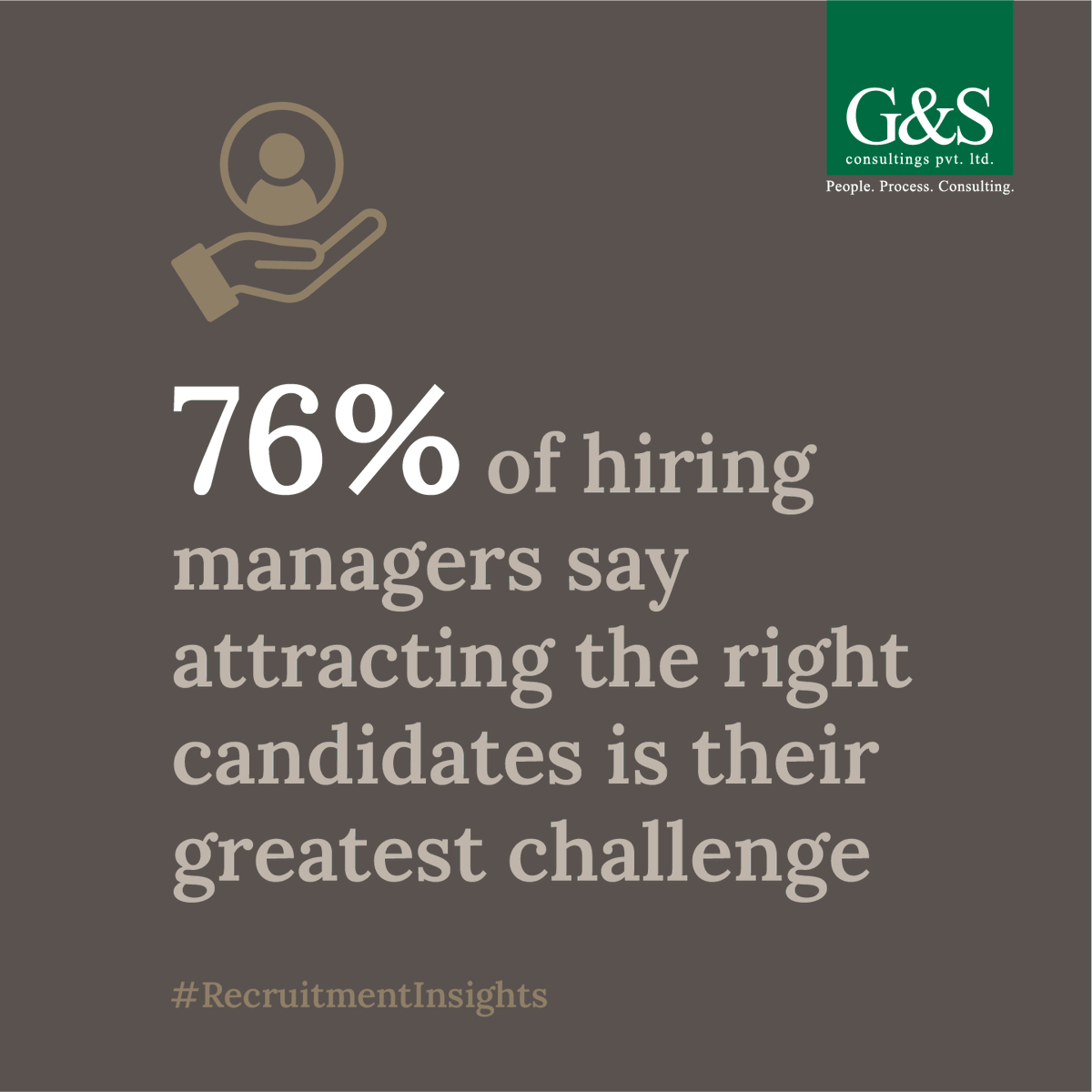 gscon's tweet photo. Did you know? 63% of recruiters say talent shortage is their biggest problem. 76% of hiring managers admit attracting the right candidates is their greatest challenge.

#talentacquisition #recruitment #HRconsulting #strategy #GSConsulting https://t.co/j8gXnCwoAD