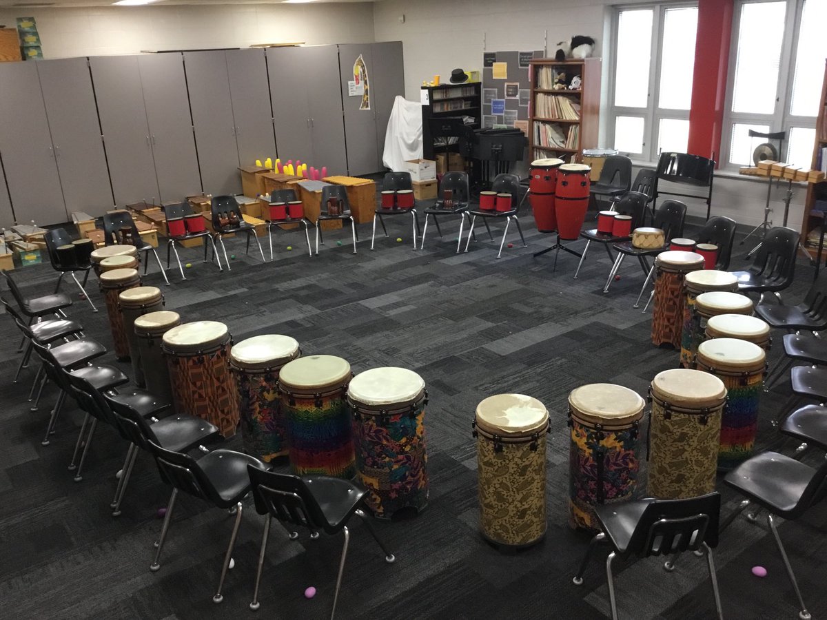 One last drum circle of the year!@southernhancock #NewPalProud #MusicInOurSchools