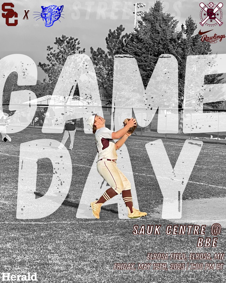 SaukCentreBSBL's tweet image. SCBBB will be heading down to Elrosa tonight to face BBE in the wood bat invitational today.

This is game 1 of the weekend and it will start at 7PM CT at Saint’s Field in Elrosa!!!

See you then!

#scbsbl #streeters #bombaszn #streetersports