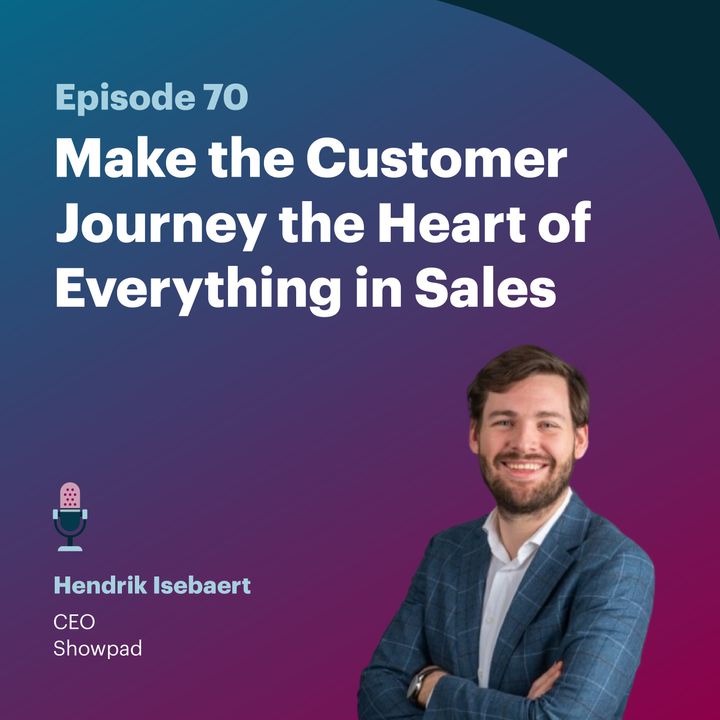 In the latest episode of Challenger's Winning the Challenger Sale podcast, Showpad's CEO, Hendrik Isebaert, shares valuable insights on making the customer journey the heart of everything in sales. Listen to the full episode here: bit.ly/3nLFAzX