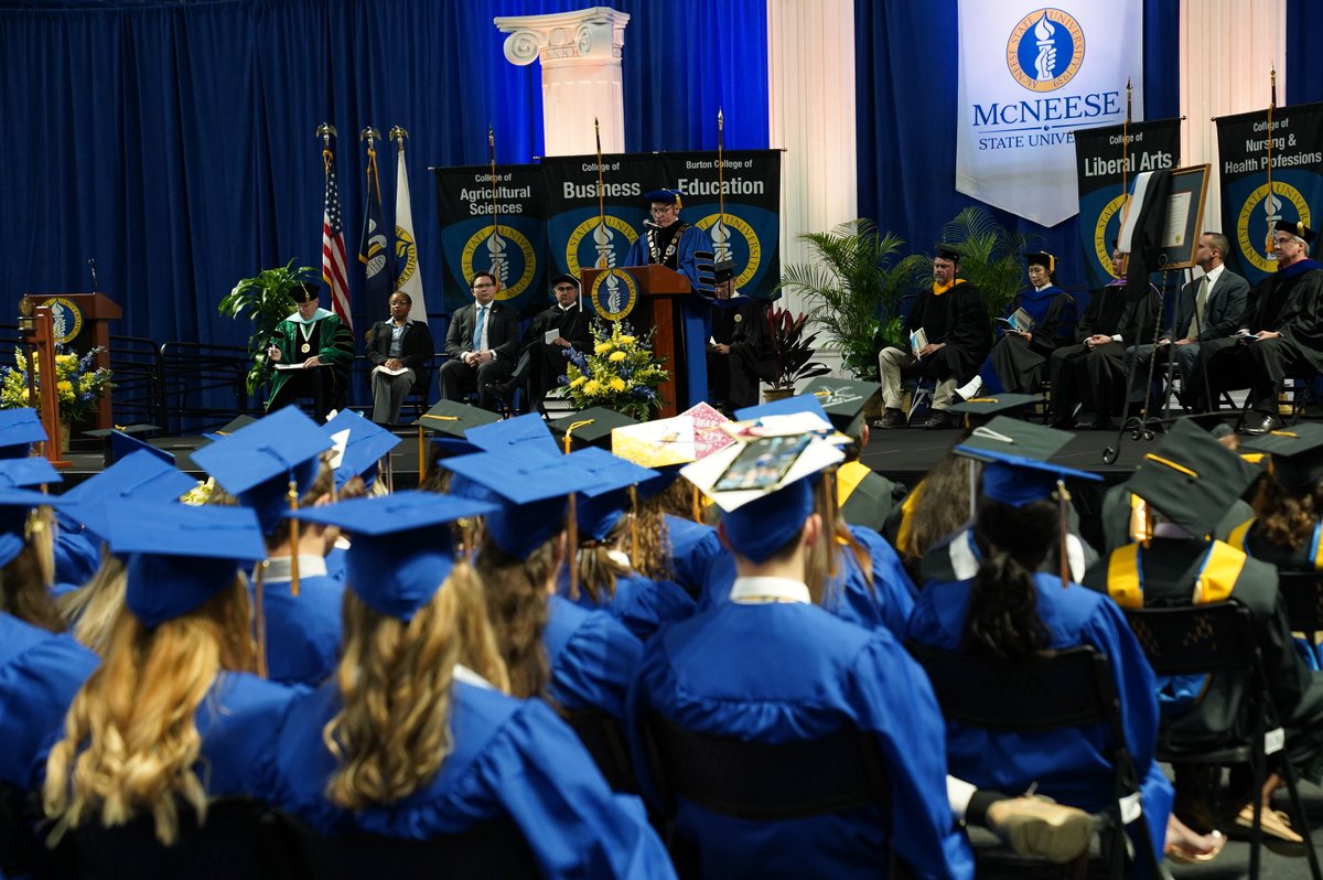 McNeese's tweet photo. Congratulations Spring Class of 2023! We are so proud of you! πππ
9:00 a.m. Commencement Ceremony livestream: https://t.co/pJWS5W5mIB
1:30 p.m. Commencement Ceremony livestream: https://t.co/Zz8MYU5Pa8
#McneeseGrad I #GeauxPokes https://t.co/pmBXYnpkLF