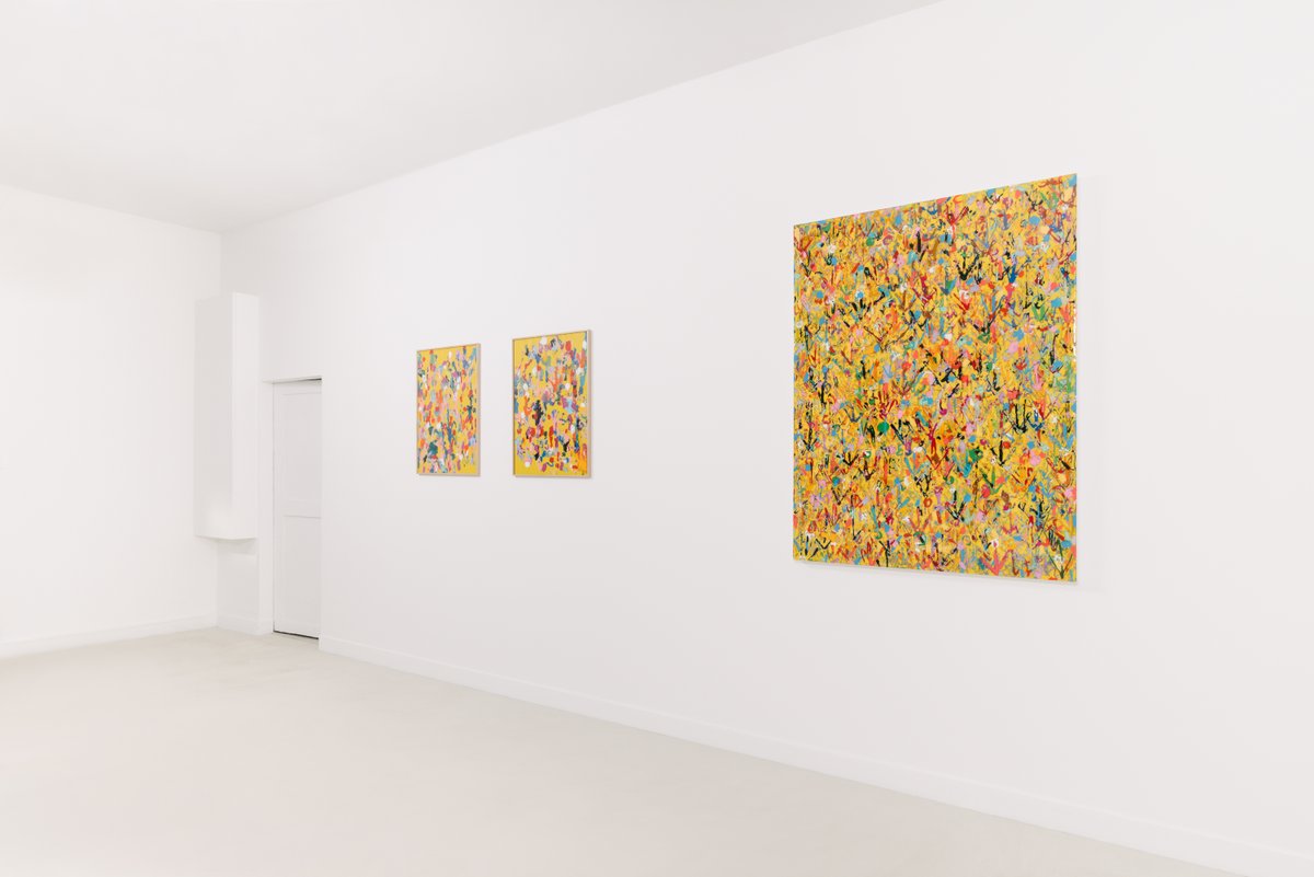 ludovilkmyers's tweet photo. Installation view of Adam Handler and Ludovilk Myers exhibition « When your eyes looked up » at @CohleGallery  🖼️🖼️🖼️🖼️🖼️ The show is on view until may 27th, 7 rue d’argenteuil 75001 Paris ✨✨✨✨✨✨✨✨✨✨✨✨✨✨✨✨✨✨✨✨✨✨
📷  @adrienthibault https://t.co/uWcrDk3kAD