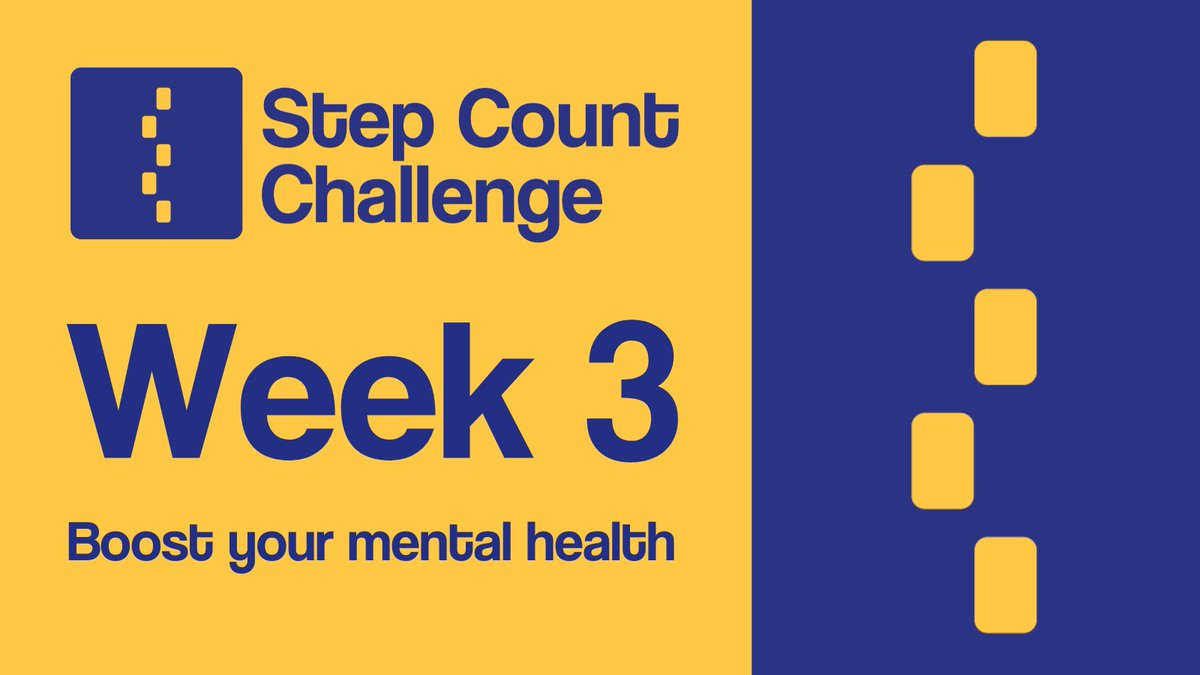 It's week 3 of the #StepCountChallenge, and it's also #GreenHealthWeek and #MentalHealthAwarenessWeek💚 Research shows that getting active can help improve your mood, so this week we're sharing ideas, activities and tips to give your mental health a boost 😌