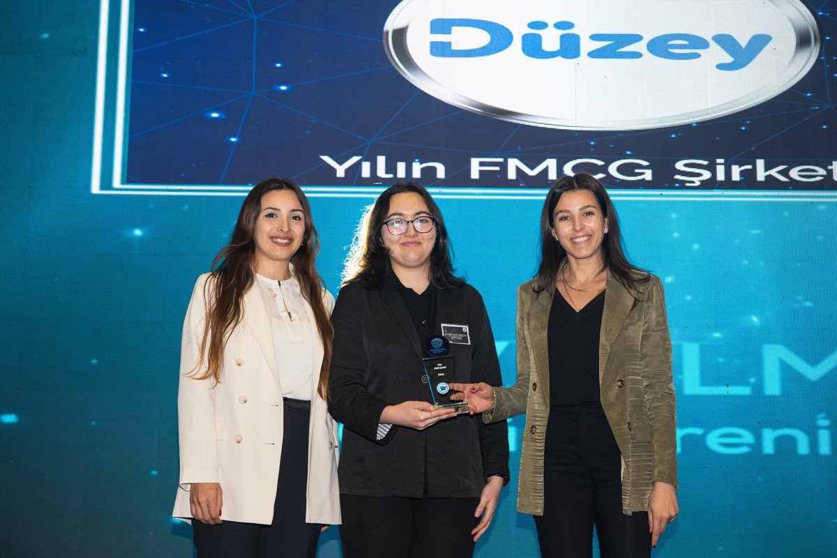 Baims Mavi Elma Ödülleri’23 ‘te Yılın FMCG Şirketi ödülünün kazananı Düzey oldu!Tebrik ediyoruz.🏆