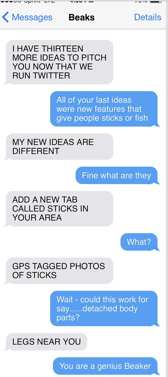 bunsenbernerbmd's tweet photo. Every week my dad saves text messages from me to the family and on Friday he shares them.
Itβs Texts From Bunsen!!!!
#TextsFromBunsen
#Friday https://t.co/tRoYEvoRU3