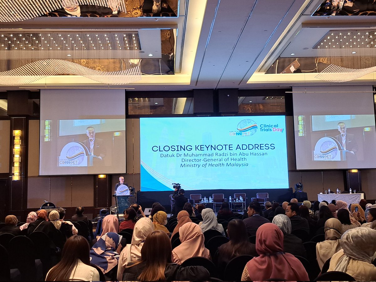 ChungHanYang2's tweet photo. Great conclusion of #CRMTrialConnect2023 by DG @radzi_dr: Clinical trials need to be patient centric, bringing impact to patient care like in 🇲🇾 experience in #hepatitisC trials

Amazing passion on R&amp;D with our partners
@ClinicalRsrchMY @DNDi @ICR_NIH https://t.co/MvJmmBJffO