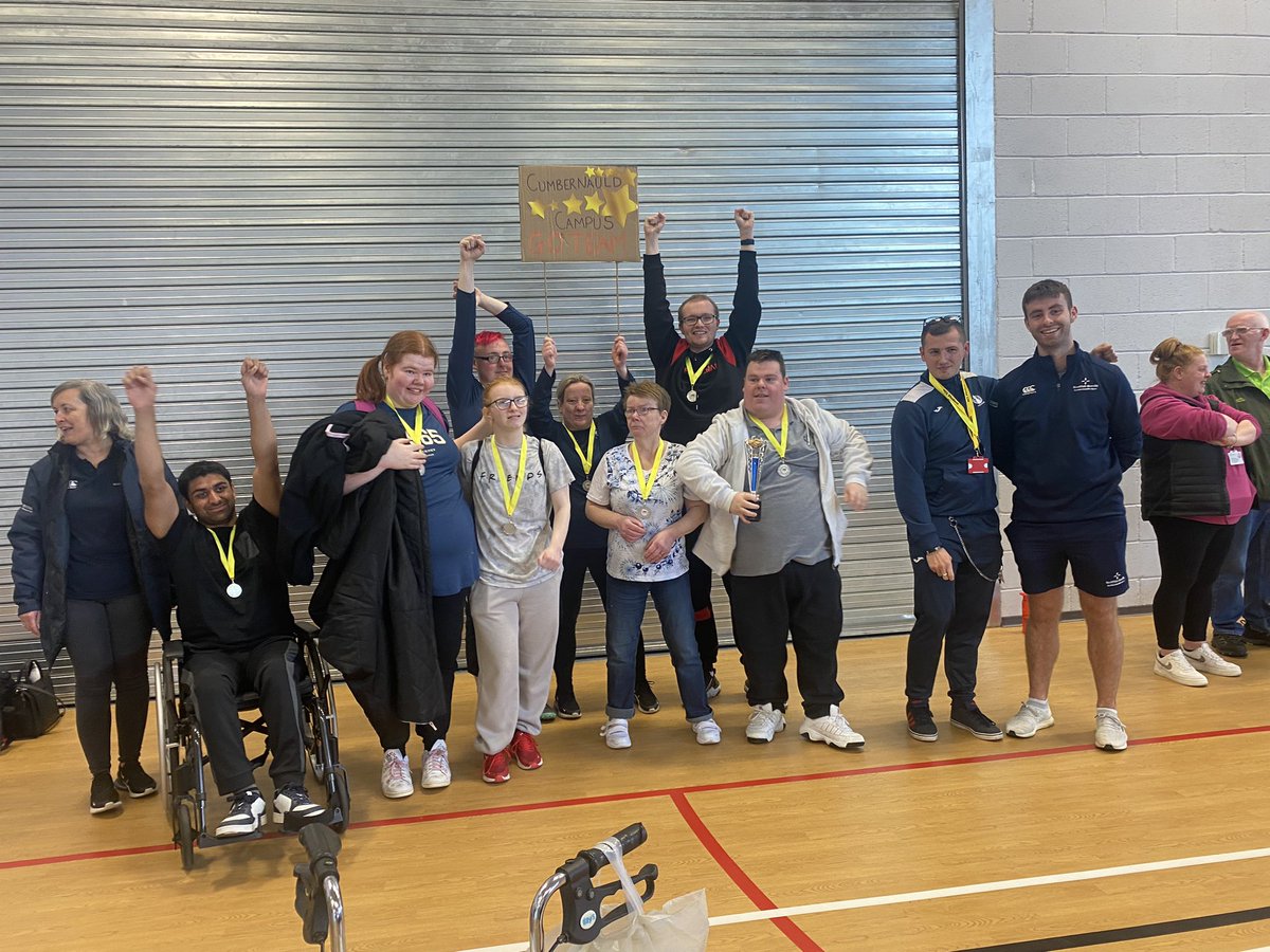 NCLStudentVoice's tweet photo. Well done to our NCL boccia players on coming second today at Ayrshire college competition, you displayed great sportsmanship and enthusiasm and you definitely have the loudest cheer 🎉⭐️🏆👏🏼💫🫶🏼 Thanks to @AyrshireColl and @SDS_sport for having us 😊 https://t.co/gv302WVypG