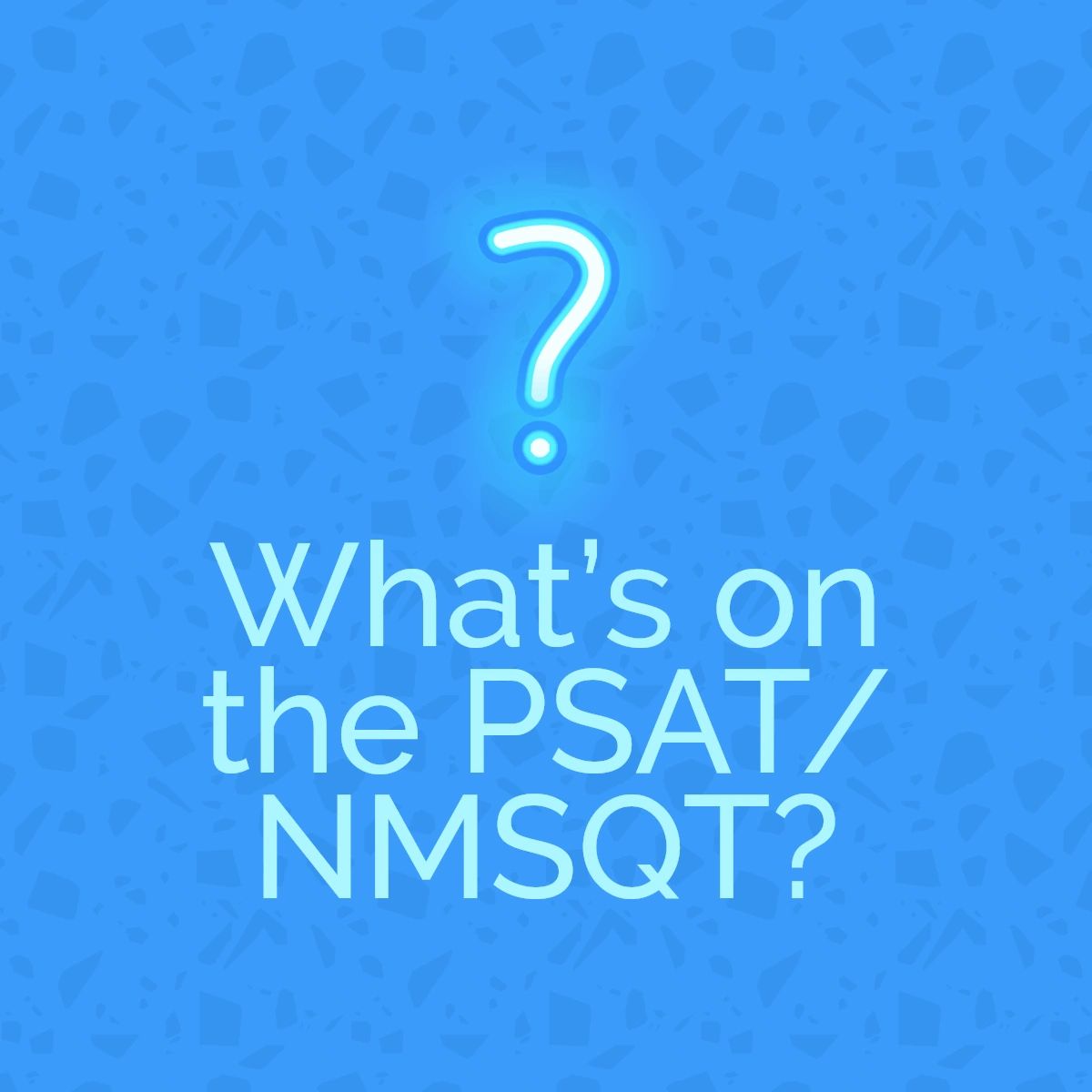 The PSAT/NMSQT includes a reading test, a writing and language test, and a math test.

Questions? Get in touch: sattutors.net.

Find us on LinkedIn: linkedin.com/services/page/….

#NorthsideTutoring #SATTutoring #ACTTutoring #tutoring #Atlanta #Buckhead #Georgia