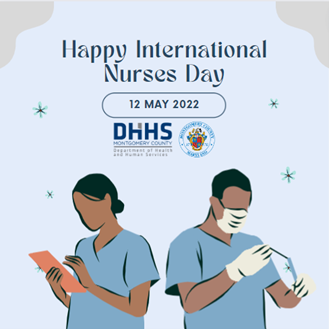 MoCoDHHS's tweet photo. This May 12, the Montgomery County Department of Health and Human Services would like to honor the nation's indispensable registered nurses for their tireless commitment 365 days a year. Thank you for all you do!

#InternationalNursesDay https://t.co/qcCmj4iwU3