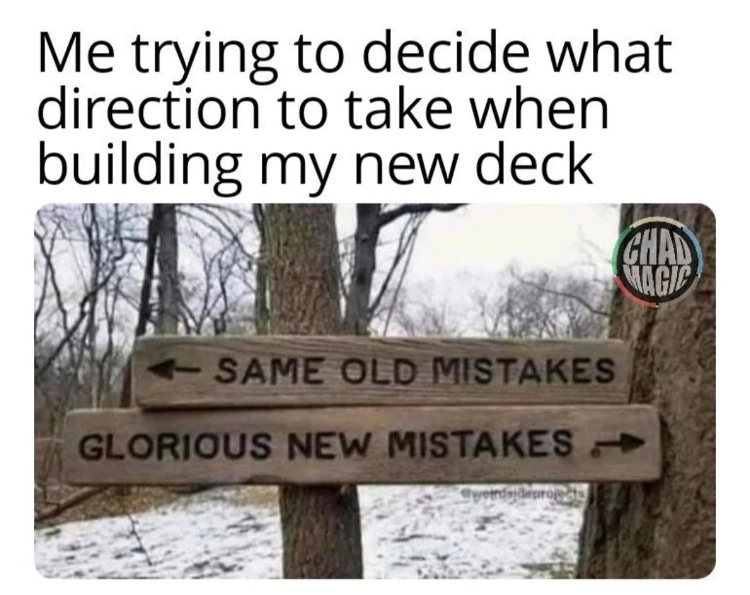 Deck mistakes.

#cEDH #MTG #MTGArena #MagicTheGathering #MTGA #EDH #Commander #mtgmemes #MTGCommander #mtgcards #MTGEDH #MTGModern #MTGStandard #dnd #ttrpg #mtgfinance #MTGArt #MTGPhyrexia #MtGONE #MTGSecretLair #MTGLOTR #MTGMOM #MTGMachine Credit: ChadMagic