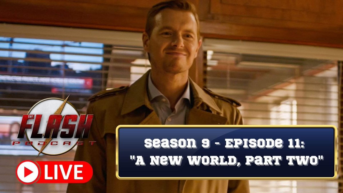 #TheFlash Podcast Season 9 – Episode 11: “A New World, Part Two” bit.ly/42MFgPX With Special Guest <a href="/SouthernBelleVA/">Jocelyn</a> from <a href="/MoreWinePod/">I'ma Need More Wine Podcast</a>!

#BarryAllen #IrisWestAllen #9YearsOfWestAllen #WestAllenForever #WestAllen #TheFlashSeason9 #Arrowverse #CobaltBlue #ShutUpCecile #DCTV