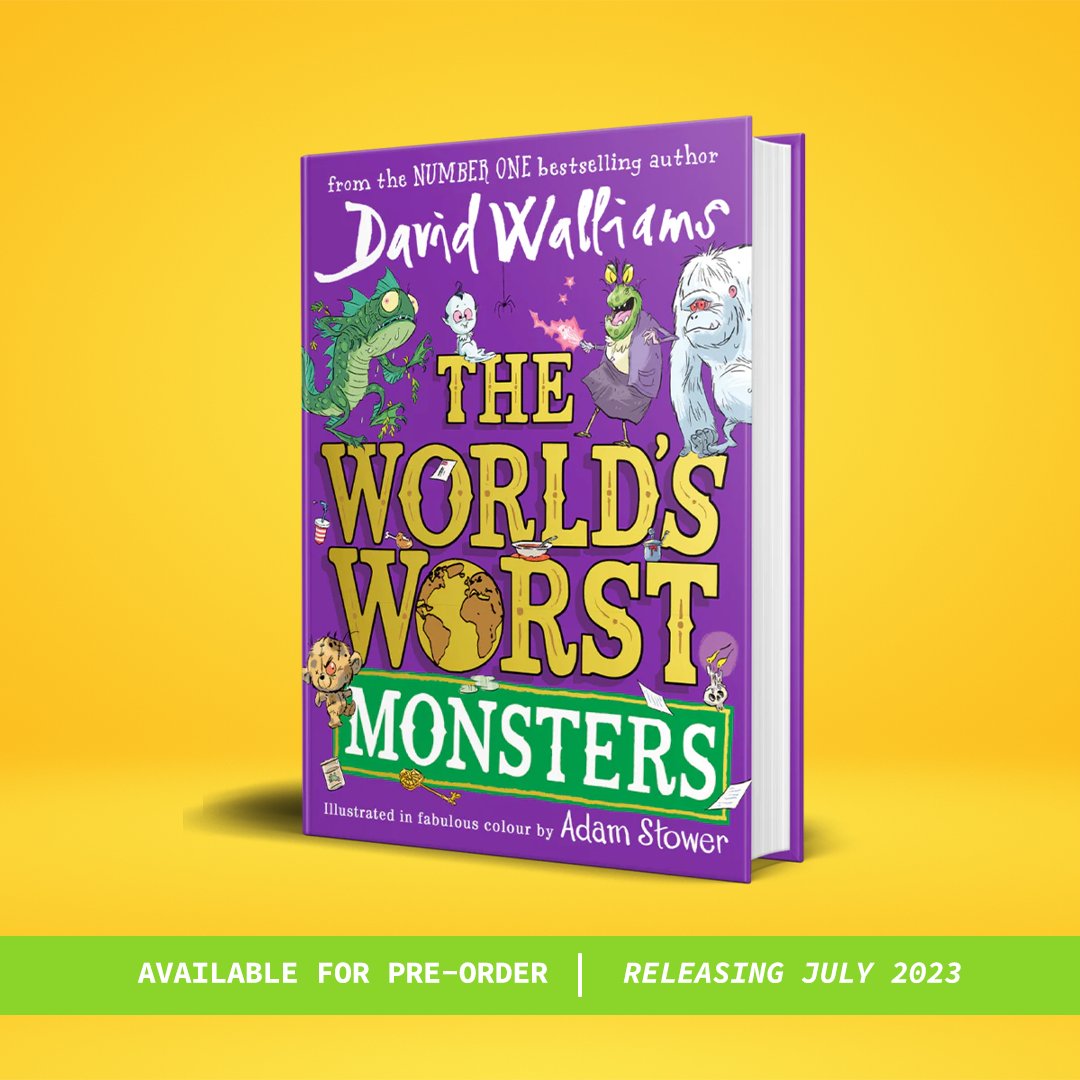 Dare you enter the world of MONSTERS? 🧛‍♀️🧟‍♂️👻👽

The World's Worst Monsters by David Walliams priced at R315. Releasing July 2023.
readerswarehouse.co.za/products/97800…

#theworldsworstmonsters #davidwalliams #kidscorner #childrensbooks #books #read #reading #readerswarehouse