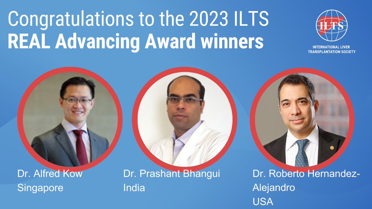 ILTS (@_ilts_) on Twitter photo šCongratulations to our 2023 Society Award Winners!
It was an honor recognizing you at the Opening Ceremony of the 2023 ILTS Congress and we thank you for all that you do to contribute to the liver transplantation community!
@DrEmamaullee <a href="/KrisCroome/">Kristopher Croome</a> šCongratulations to our 2023 Society Award Winners!
It was an honor recognizing you at the Opening Ceremony of the 2023 ILTS Congress and we thank you for all that you do to contribute to the liver transplantation community!
@DrEmamaullee <a href="/KrisCroome/">Kristopher Croome</a>