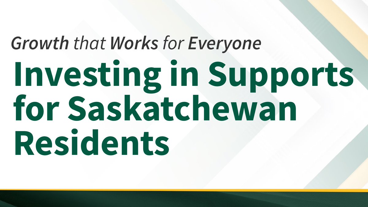 PremierScottMoe's tweet photo. Saskatchewan’s strong and growing economy allows us to make key investments in the programs and services that matter most to you! 
 
Our government has made numerous investments in this year’s budget to support programs for Saskatchewan residents who need additional assistance including the Seniors Income Plan benefit, the Saskatchewan Assured Income for Disability program, the Saskatchewan Income Support program and Personal Care Home benefit.
 
More support for seniors, people with disabilities and others who need assistance.
 
That’s growth that works for everyone.