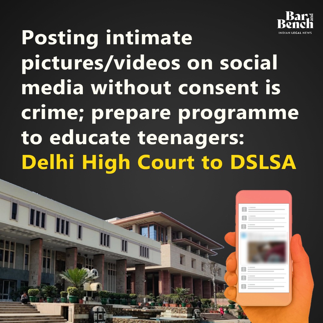 Bar & Bench on Twitter "Posting intimate pictures/videos on social