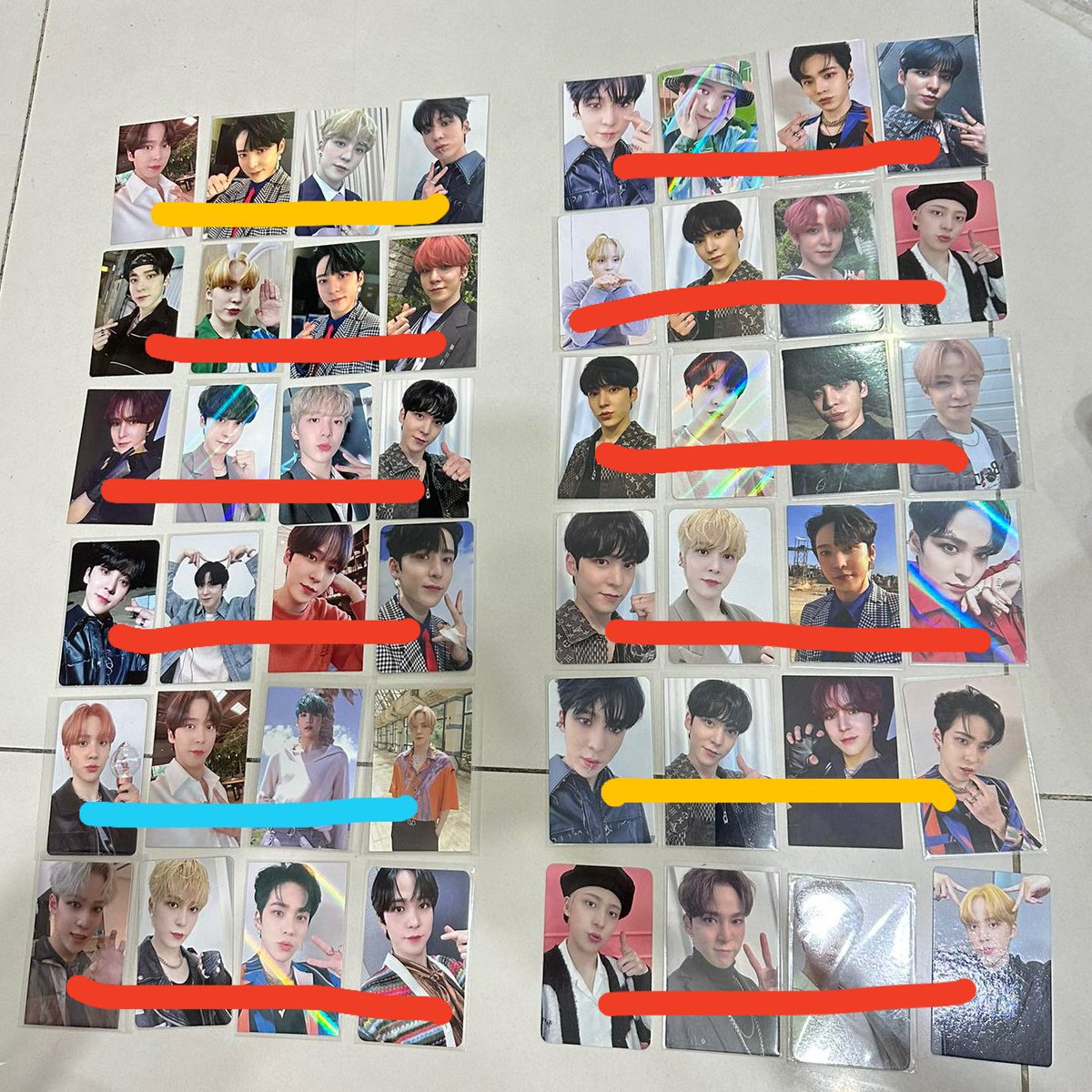 wts lfb ateez yunho qs quitting sale pob pcs

🧡 = php 920 per set
❤️ = php 1,100 per set
💙 = php 1,700 per set

- onhand payo
⭕️ ph based, ww group order 

fever pt 1 pt 2 pt 3 epilogue makestar wonderwall everline kpopstore japan hello82 withdrama yes24 mmt

dm if buying