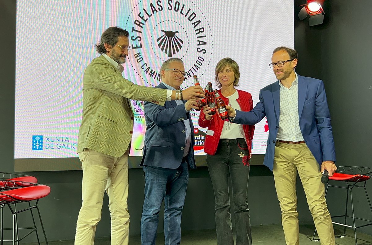 La Xunta participa en la presentación de la novena edición de 'Estrellas en el camino' que este año reúne a 33 chefs con 72 Estrellas Michelin  #estrelasnocamiño xunta.gal/notas-de-prens…