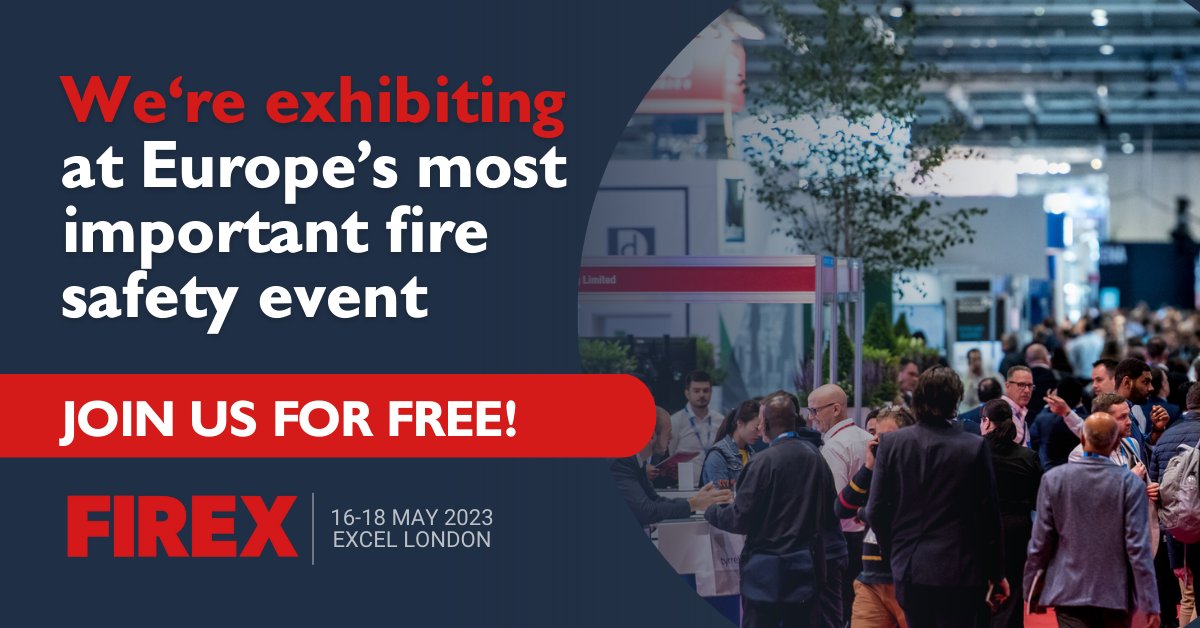 We're exhibiting at FIREX 2023; come and see us on stand FI.1245
To book a meeting with our team, click here: ow.ly/BB9I50OmwbH
#philippayne #emergencylighting #FIREX2023