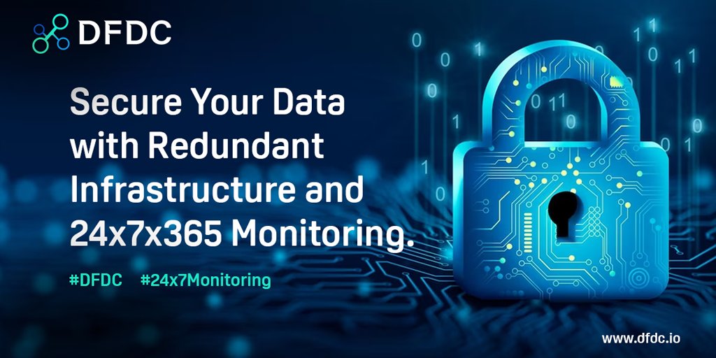 data_facilities's tweet image. Protect your valuable data with our redundant infrastructure and round-the-clock, year-round monitoring. Your peace of mind is our top priority. #DFDC #24x7Monitoring