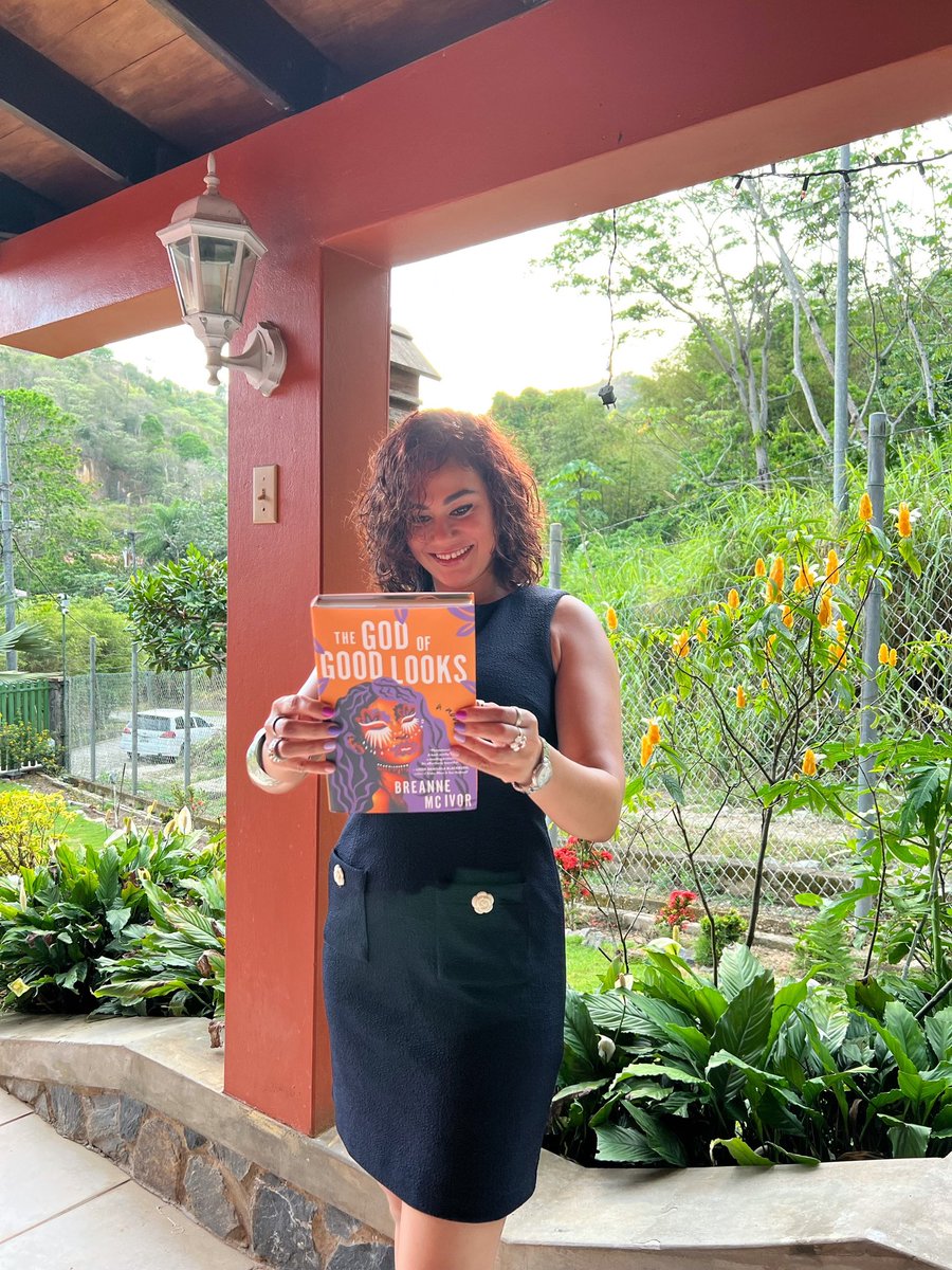 BreeMcIvor's tweet photo. Can you tell I’m excited about pub day for THE GOD OF GOOD LOOKS? For so long it felt like this book would never be published and then I had a pub day and it felt like a million years in the future and now it is May 16 in the US, mere days away. Eep! https://t.co/axLPmqN88F