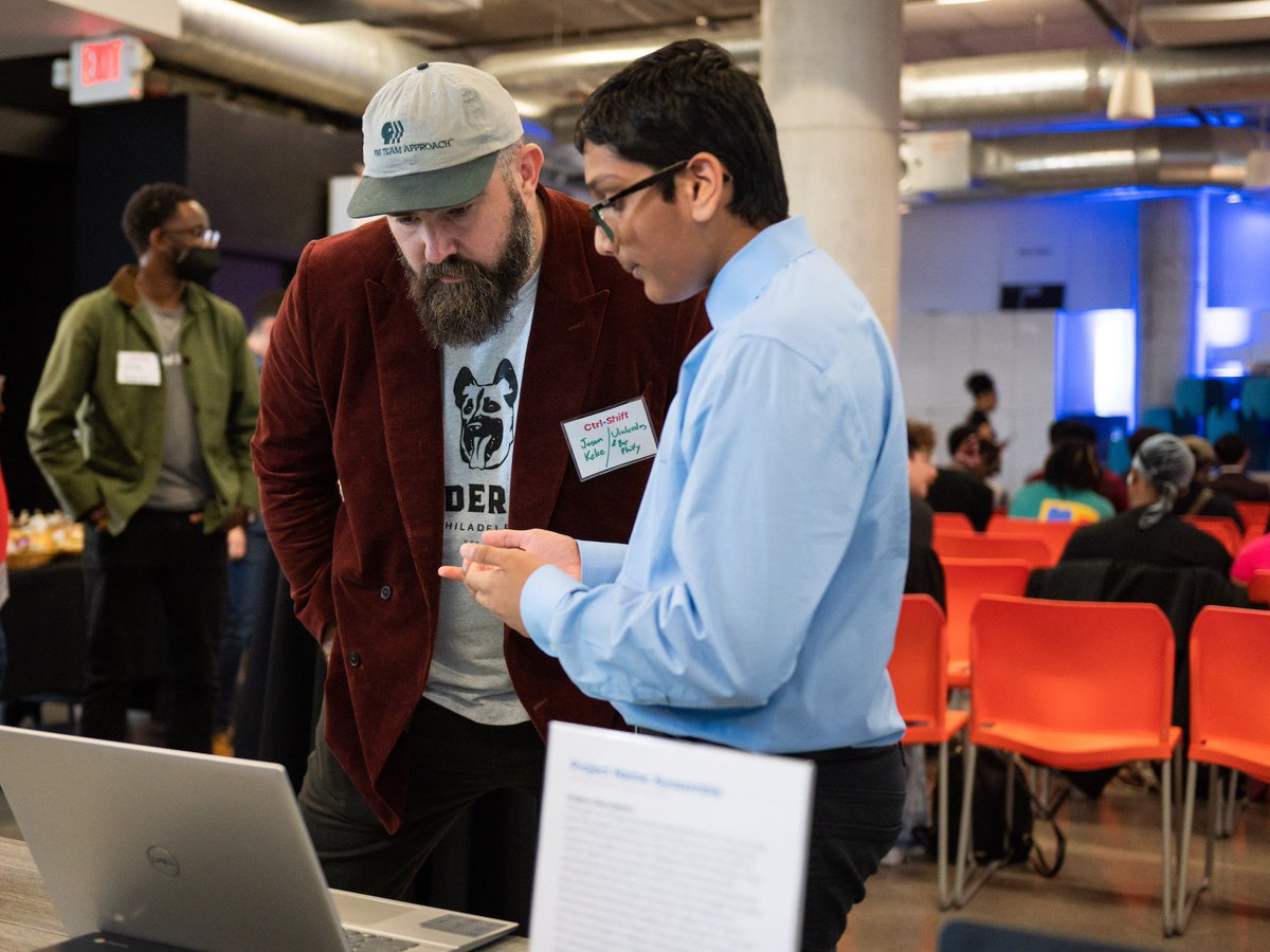 _codedby's tweet image. We want to give a big thank you to @JasonKelce for coming to the #CtrlShiftCBK competition finals last week, inspiring our students and continuing to support tech education with the @BePhillyFndtn!
#CodedByKids #CodingCompetition #TechEducation #EquityInTech #PhillyTech