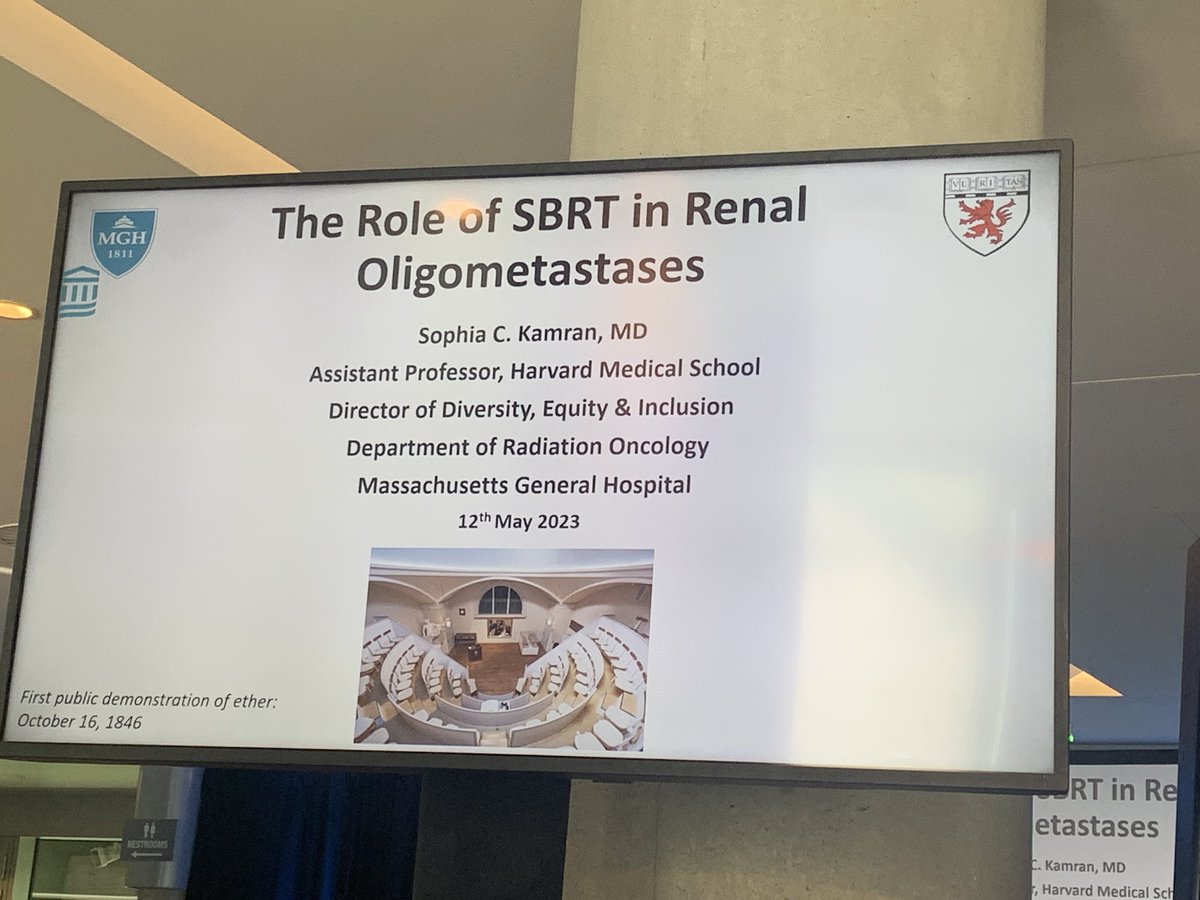 JFIGUCC (@jfigucc) on Twitter photo “RCC is radioresistant’ - historical teaching, no longer the case <a href="/sophia_kamran/">Sophia Kamran, MD</a> #jfigucc23 “RCC is radioresistant’ - historical teaching, no longer the case <a href="/sophia_kamran/">Sophia Kamran, MD</a> #jfigucc23
