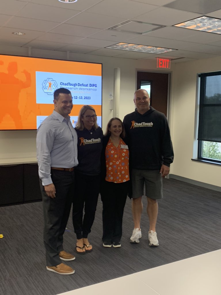 Really excited to host the first @chadtough defeat DIPG foundation! We are really grateful for all the wonderful support from all our colleagues and collaborators! @tamcarr21 @JennyMosier @MarkWMosier @MottChildren @UMRogelCancer