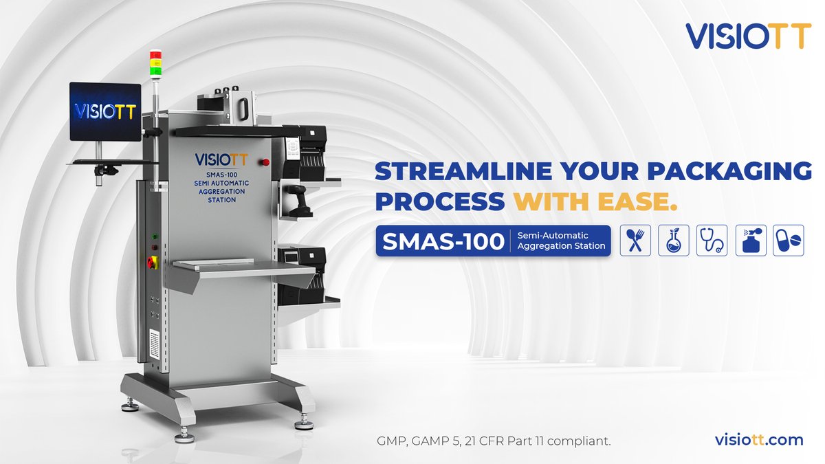 Visiotracktrace's tweet photo. Your products are #packed by an operator due to their features, production process, or anything else...
We have an #aggregation station designed to meet your exact needs! https://t.co/OhI5IqmLYN
#packagin #packaginsolution #TPS https://t.co/UbRiEPwYZO