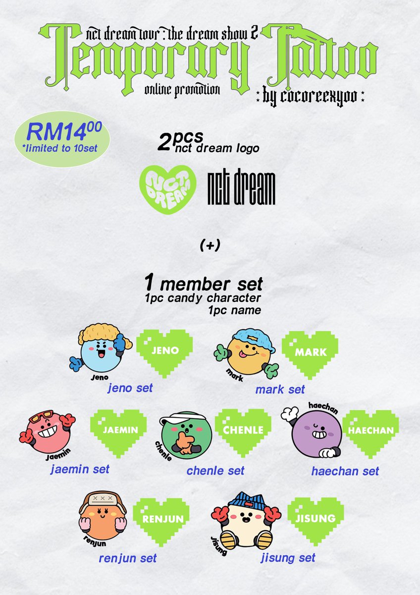 cocoreexyoo's tweet photo. ONLINE PROMOTION &amp; PREORDER 

For reservation please fill in the Google form 

* do note the temporary tattoo set only valid during online reservation 🌱

https://t.co/aRYc4vSNJW

#TDS2inKL https://t.co/dAjOuCnyJP