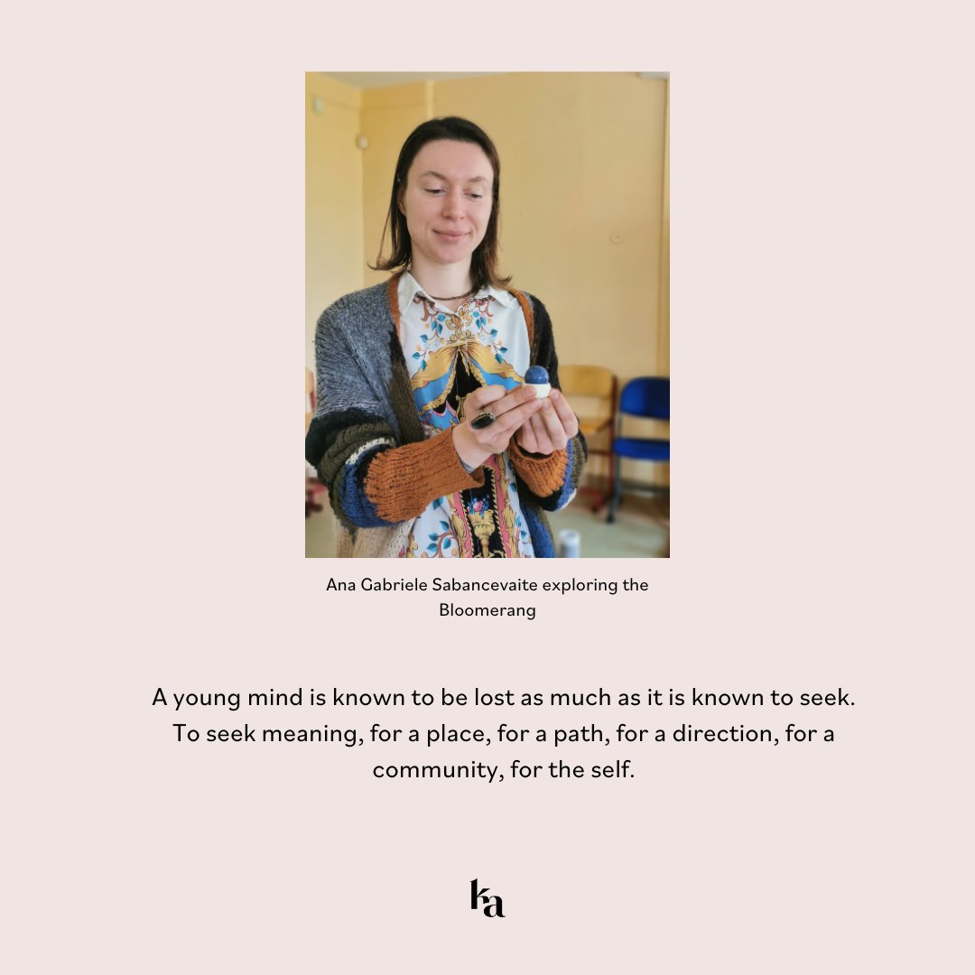 karalyte's tweet photo. The Bloomerang game offers a playful and gentle approach for teenagers to reflect on their unique selves and values. A huge thank you to Ana for the opportunity to run the game at her school! 

#BloomerangGame #selfdiscovery #creativity #education #emotionaldevelopment https://t.co/OR5ustXpPk