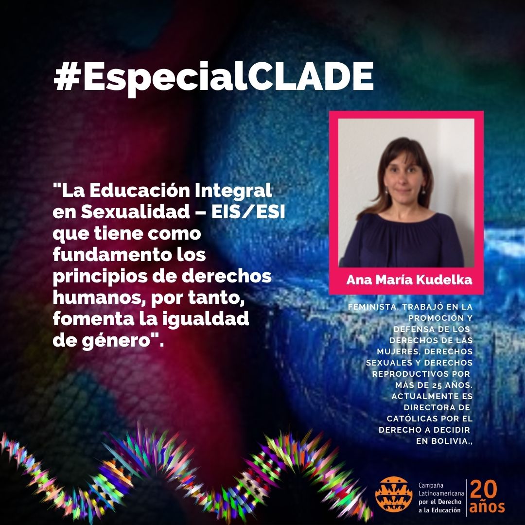 redclade's tweet photo. #EspecialCLADE sobre derecho a la educación desde las diversidades con un recorrido por la región. Cuenta con la participación de Ana María Kudelka, feminista que ha trabajado en la promoción y defensa de losderechos de las mujeres en Bolivia.

👉🏿 https://t.co/hJQDtEtNkQ https://t.co/7nRLlYhvoC