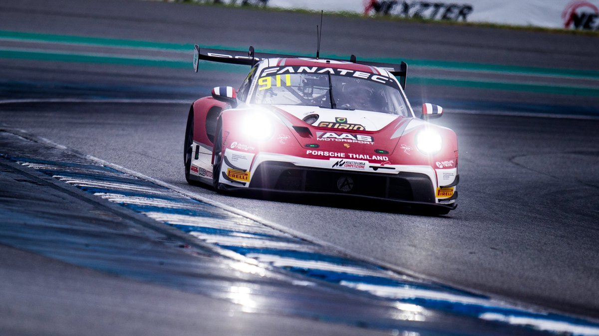 #GTWorldChAsia - It was a wet day in Buriram🇹🇭. With little room for mistakes, it was a day to gather data for our Porsche lineups and prepare for tomorrow's big day.

#AbsoluteRacing #FanatecGT #GT3