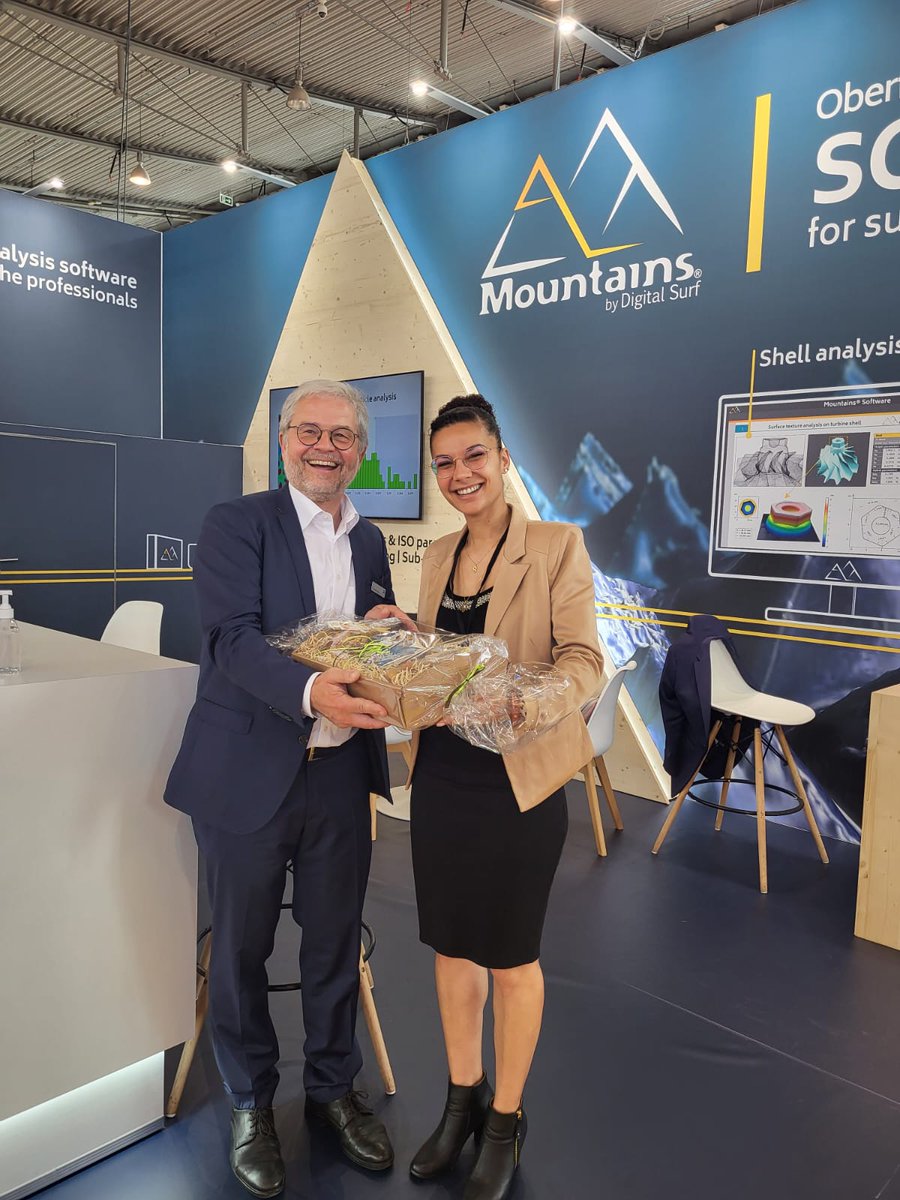 _DigitalSurf's tweet image. Congratulations to Gerhard Moeller over at @zeiss_micro for winning our hamper full of delicious goods from Franche-Comté, France at the #Control show. Bon appétit 🥳😋

#Control2023 #TradeShow #giveaway #surfaceanalysis #qualityassurance #metrology