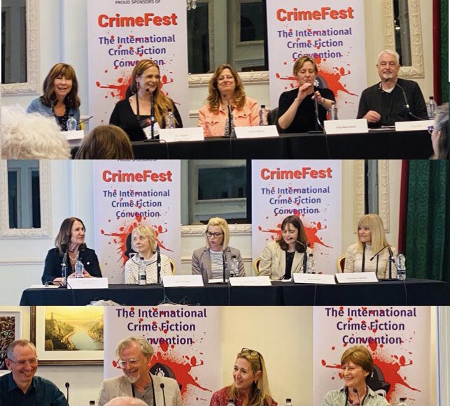 So much great book chat <a href="/CrimeFest/">CrimeFest</a> 
Loving the panels #authorlife #thrillers 
Forgive me not tagging everyone here but - great job <a href="/callytaylor/">C.L. Taylor</a> <a href="/ellygriffiths/">Elly Griffiths</a> <a href="/baparisauthor/">B.A. Paris</a> <a href="/CazEngland/">Caroline England **The Return of Frankie Whittle**</a> <a href="/lisajewelluk/">Lisa Jewell</a> and all the other fab authors 👏👏👏
#crimefest