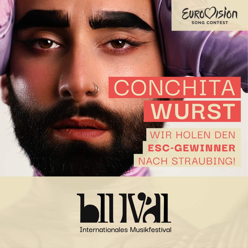 @ConchitaWurst 30.09.23 
#concert #orchestra
#bluvalfestival #straubing
Grab your ticket 
#ConchitaWurst 
Pic Bluval Straubing instagram
🎶🎶🎶🎶