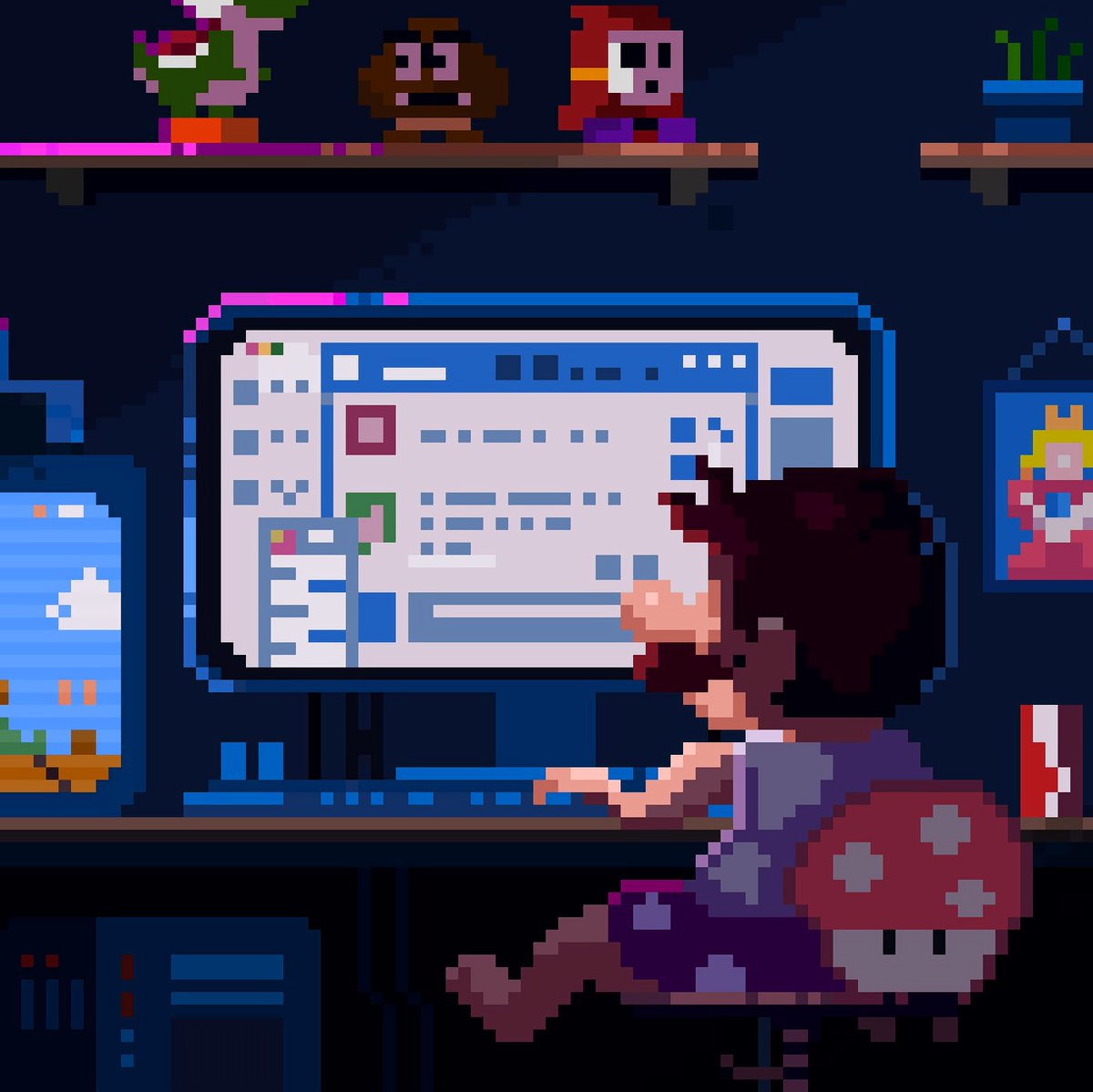 NEW PFP , BACKGROUND❓

>Yes , I made an edit of my profile ✏️

>Now get used to it 😉
#pixelart #NFT #Web3 #PFP