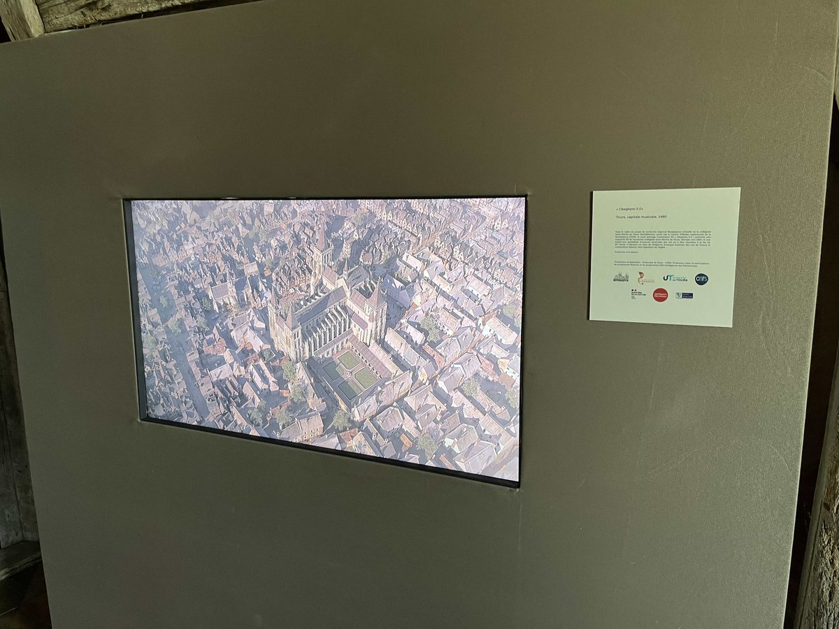 CESR_Tours's tweet photo. 🤩[À découvrir]
L'exposition "Louis XI, roi bâtisseur" au @chateaulangeais jusqu'au 12 novembre!
On peut notamment y voir la projection de "Okeghem 5.0": reconstitution 3D de la collégiale St-Martin de #Tours, un projet #Ricercar @CESR_Tours @UnivTours
➡️https://t.co/1Znr0SK3Yl https://t.co/6eFm2ofRxV