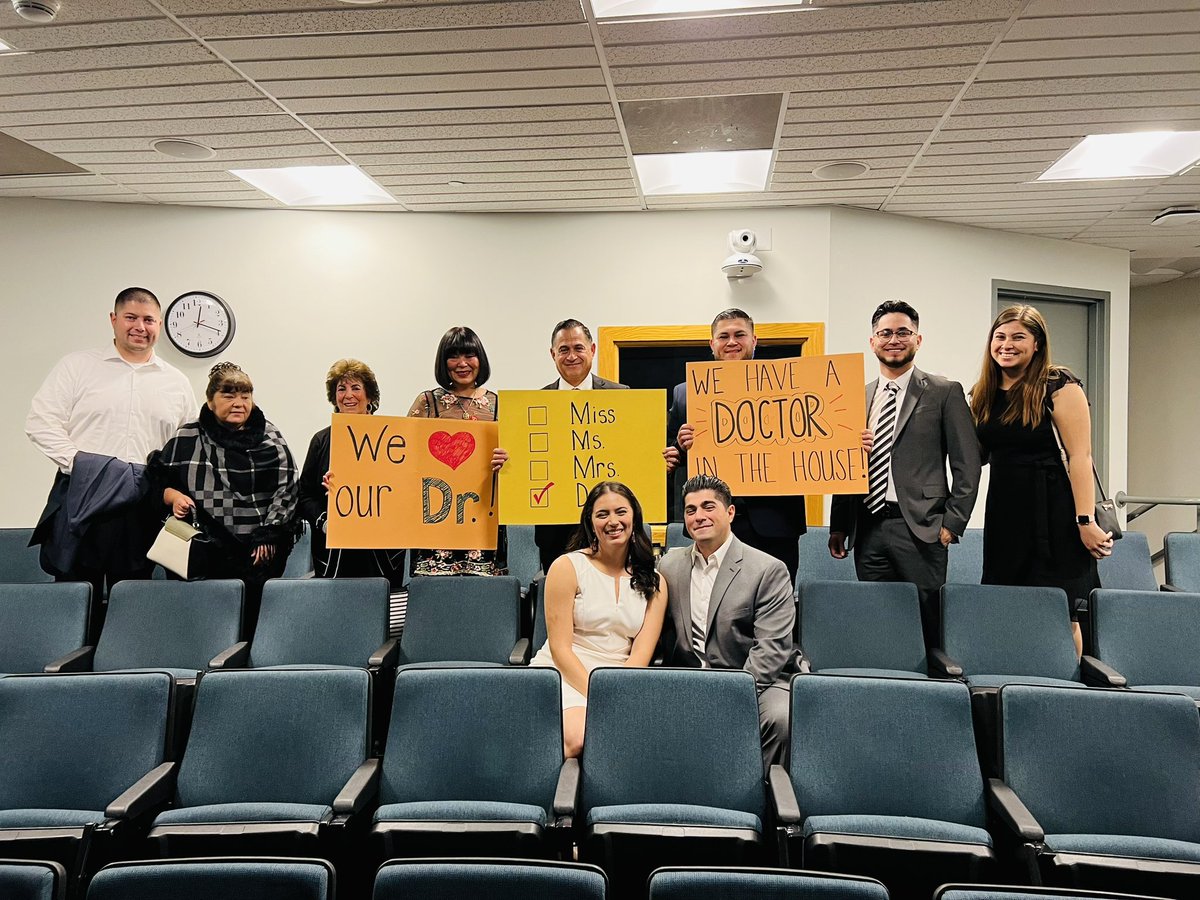 KristyMSolorio's tweet photo. I got my PhD last week and I still cannot believe it!! I am so grateful for the support and guidance I received from my family, advisors, and mentors (past and present). I could not have done this without them ♥️ https://t.co/STWEU8mbWo