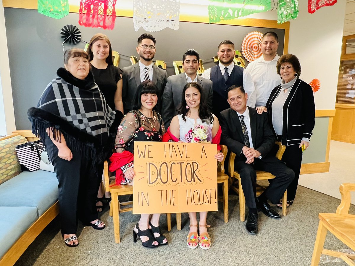 KristyMSolorio's tweet photo. I got my PhD last week and I still cannot believe it!! I am so grateful for the support and guidance I received from my family, advisors, and mentors (past and present). I could not have done this without them ♥️ https://t.co/STWEU8mbWo