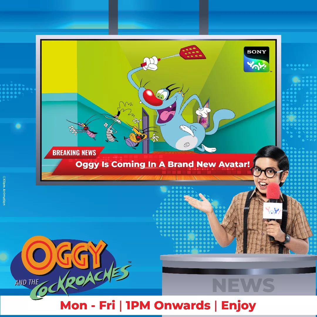 I am spending all my time watching my favourite show Oggy and the cockroaches on Sony YAY! Let me know in the comments section whether your watching the same show too!! Every Mon _ Fri 1pm onwards only on Sony YAY! #SonyYAY #Happyverse #Oggyandthecockroaches #Favouriteshow #Oggy