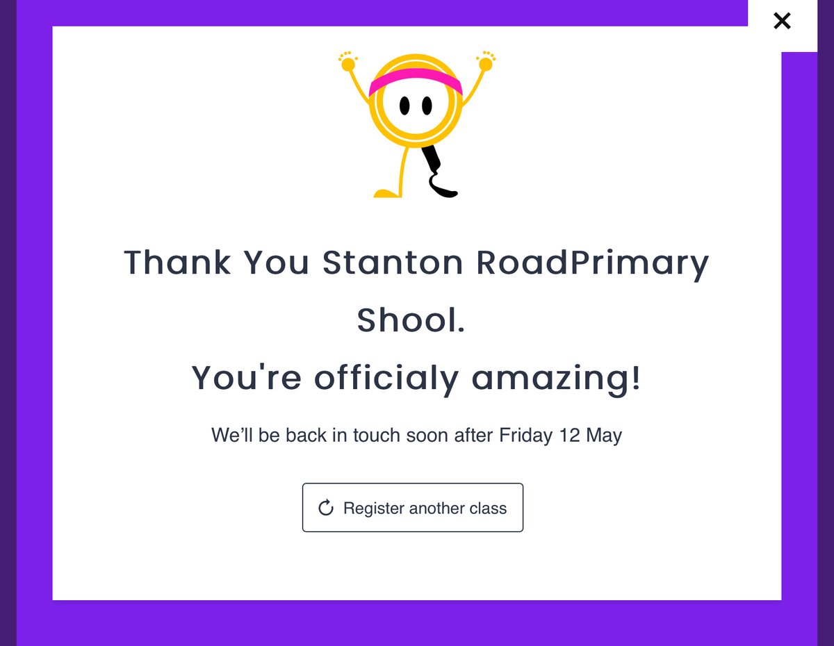Year 1 did a fantastic job running around the school field 7  times  to complete their mile! Well done  👏👏 <a href="/stantonroadps/">Stanton Road Primary</a>