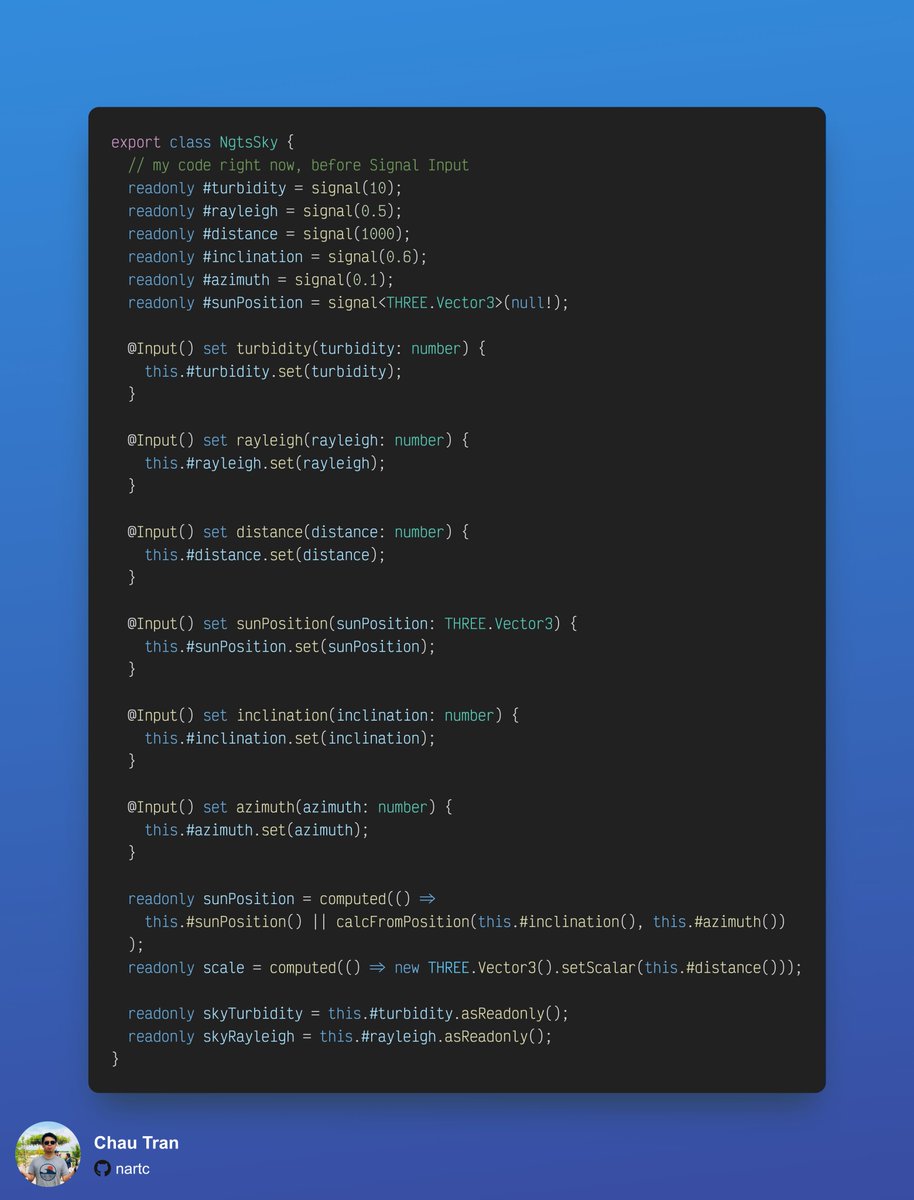 Chau Tran on Twitter "angular signal What my component would look